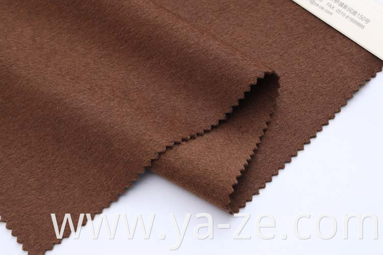 Guaranteed quality double faced sided yarn dyed fleece woolen wool overcoat manufacturer fabric for suit coat cloth